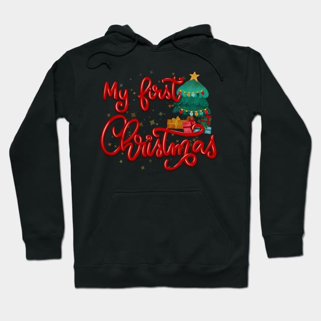 My first Christmas Hoodie by PrintAmor